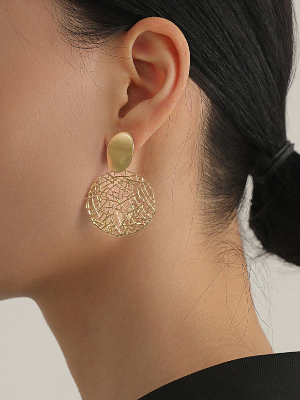 Round Mesh Earrings