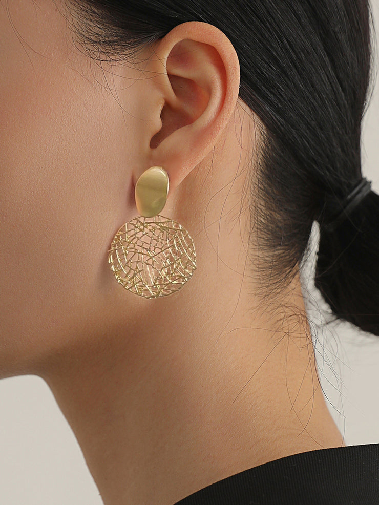 Round Mesh Earrings