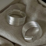 Sterling Silver Wrapped Wire Ring