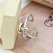 Vintage Knot Double Adjustable Ring