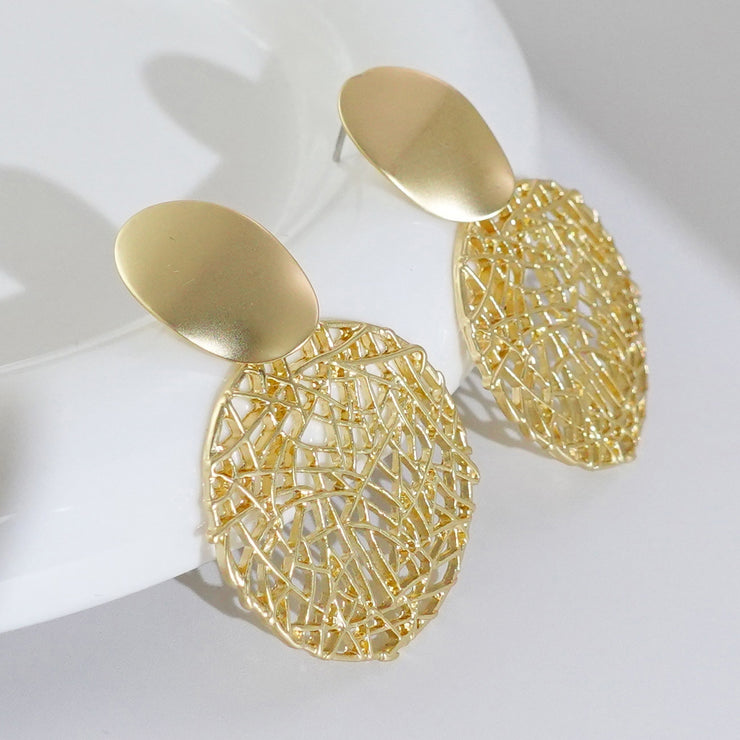 Round Mesh Earrings