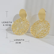 Round Mesh Earrings