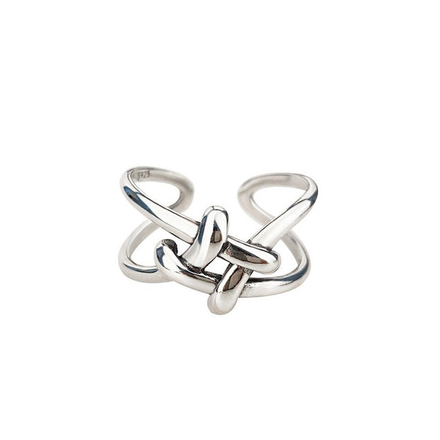 Vintage Knot Double Adjustable Ring