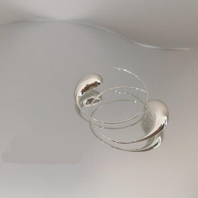 Rupert's Tears Drop Hoop Earrings