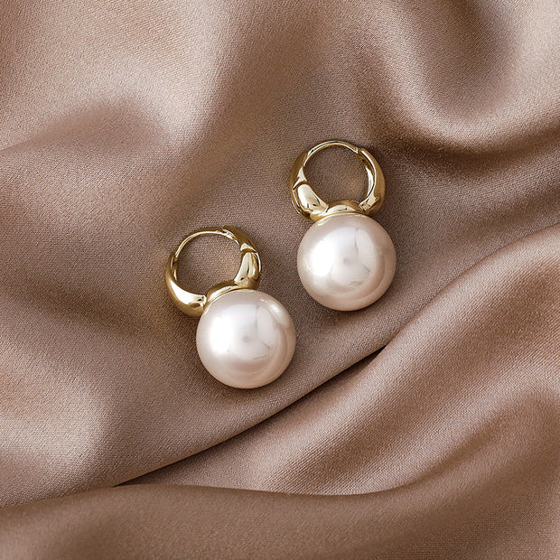 Large Pearl Earrings