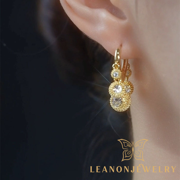 Ball Zirconia Earrings