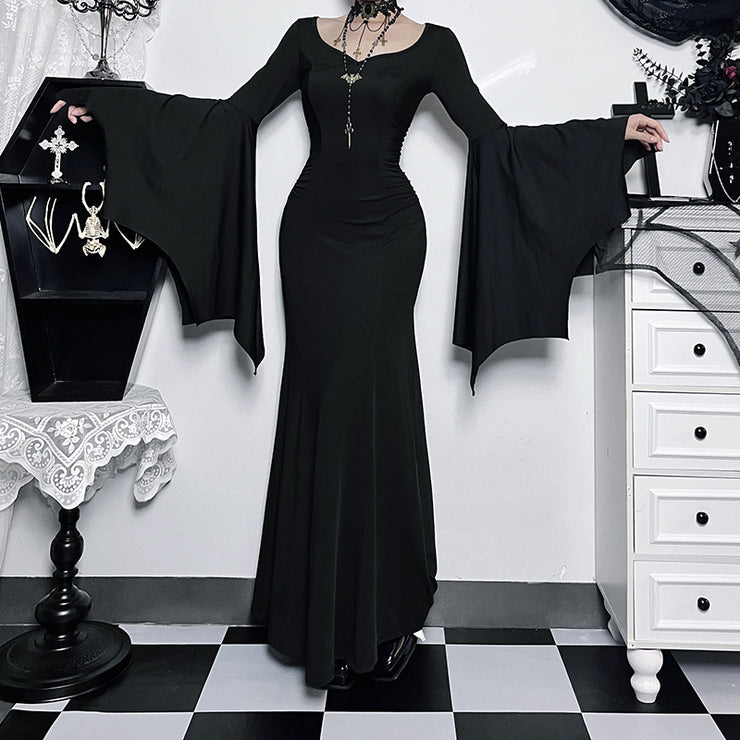 Women's Gothic Sexy Bat Sleeve Dresses