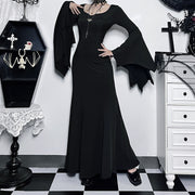 Women's Gothic Sexy Bat Sleeve Dresses