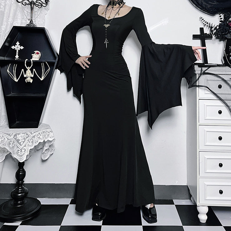 Women's Gothic Sexy Bat Sleeve Dresses