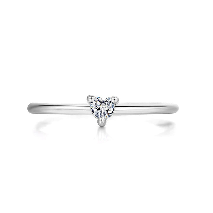 Small Love' Crystal Heart Ring