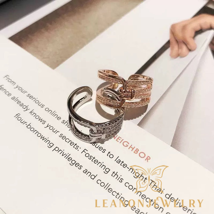 Knot Adjustable Ring