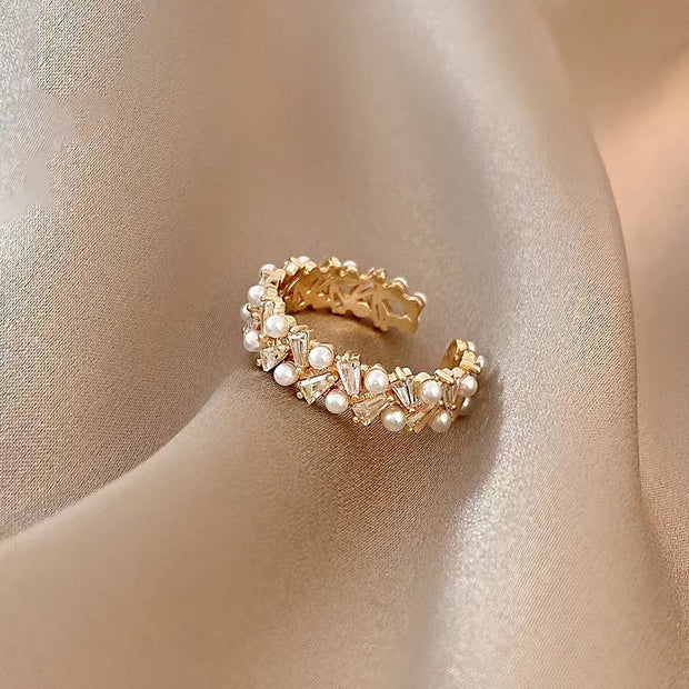 Classic Pearl Adjustable Ring