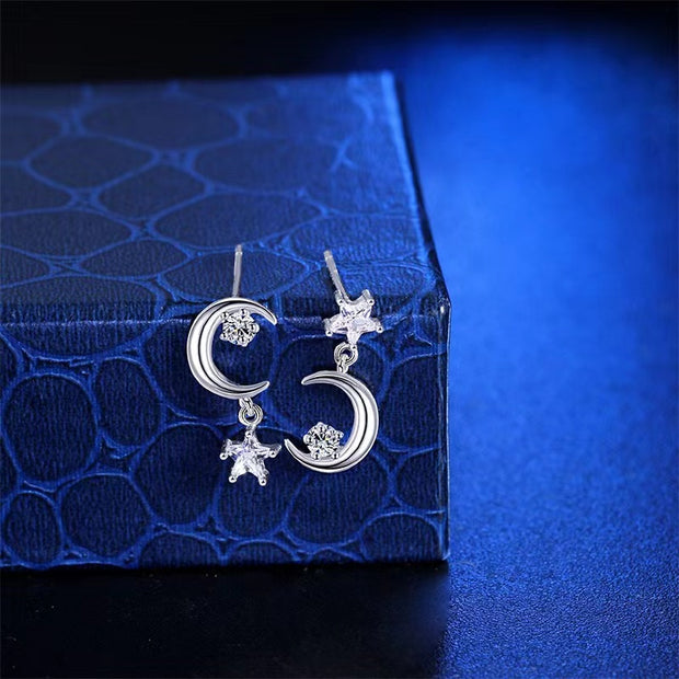 Star and Moon Earrings