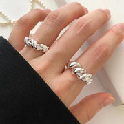 Twisted Texture Adjustable Ring