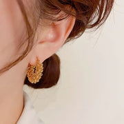 Metal Ball Wrap Earrings