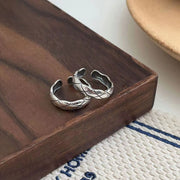 Sterling Silver Latticework Adjustable Ring