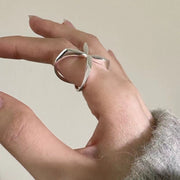 Adjustable Quatrefoil Ring