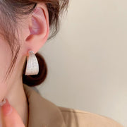 Line C Stud Earrings