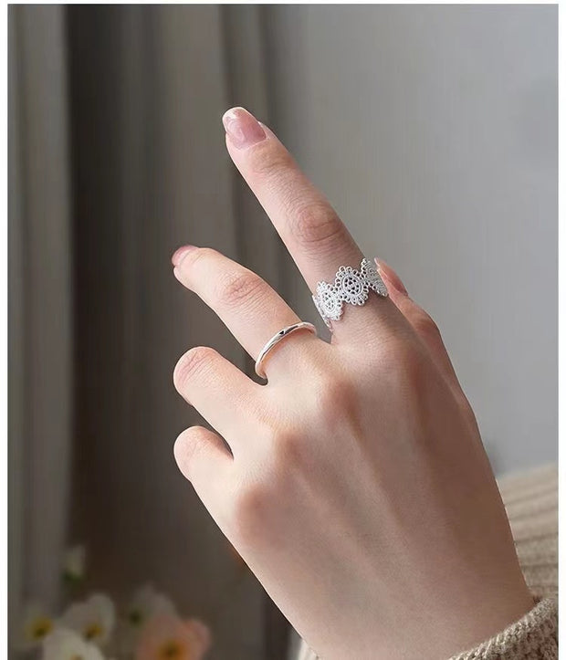 Openwork Lace Ring