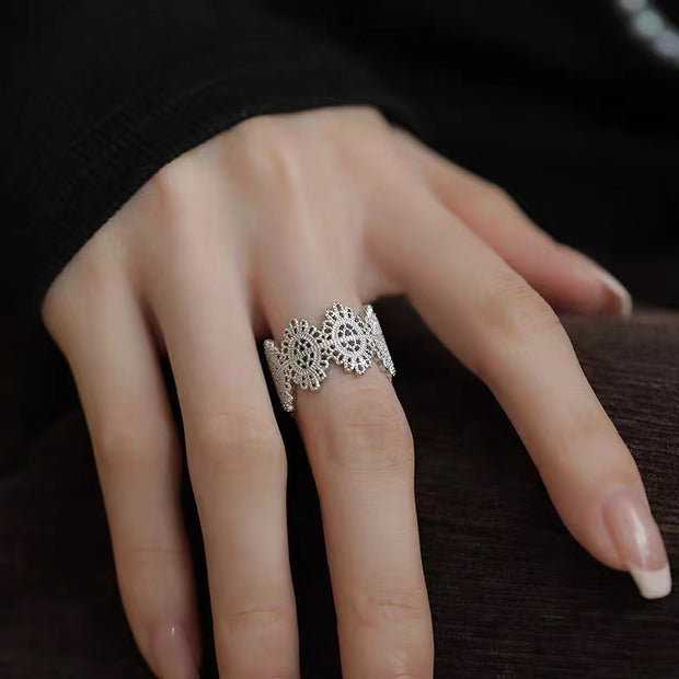 Openwork Lace Ring