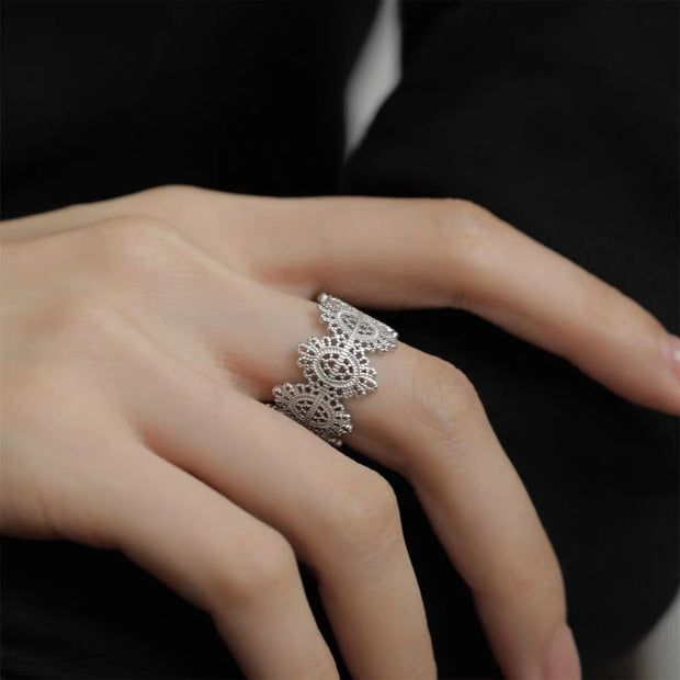 Openwork Lace Ring