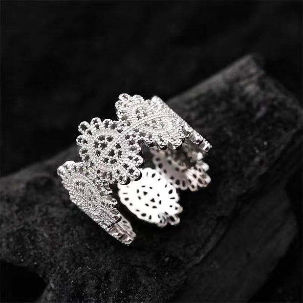 Openwork Lace Ring