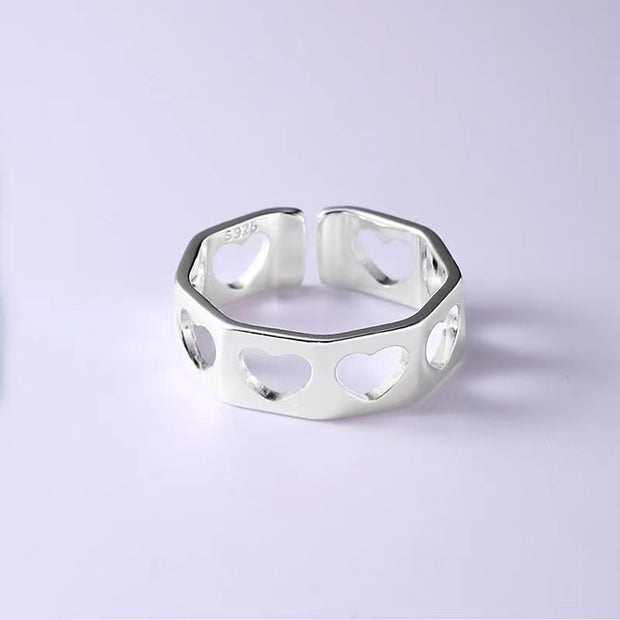 Skeleton Heart Ring