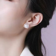 Spiral Pearl Earrings