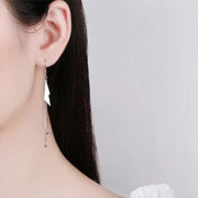 Triangle Tassel Earrings