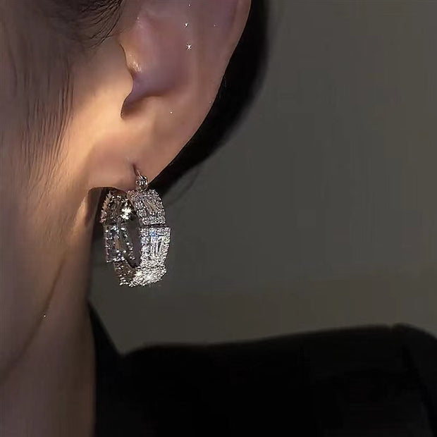 Sparkling earrings