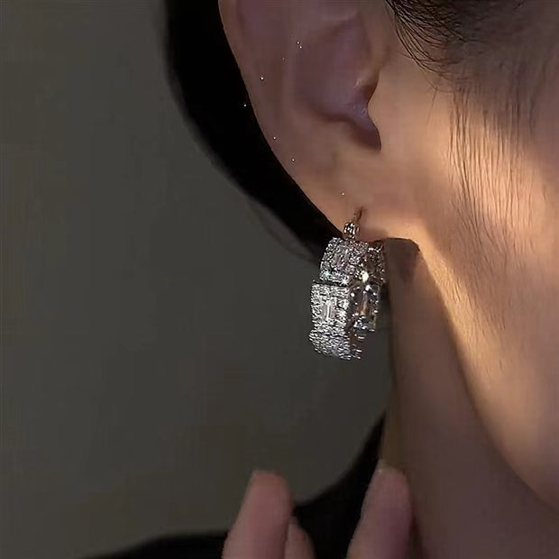 Sparkling earrings