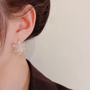 Sparkling Snowflake Earrings