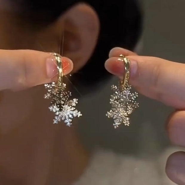 Christmas Snowflake Earrings