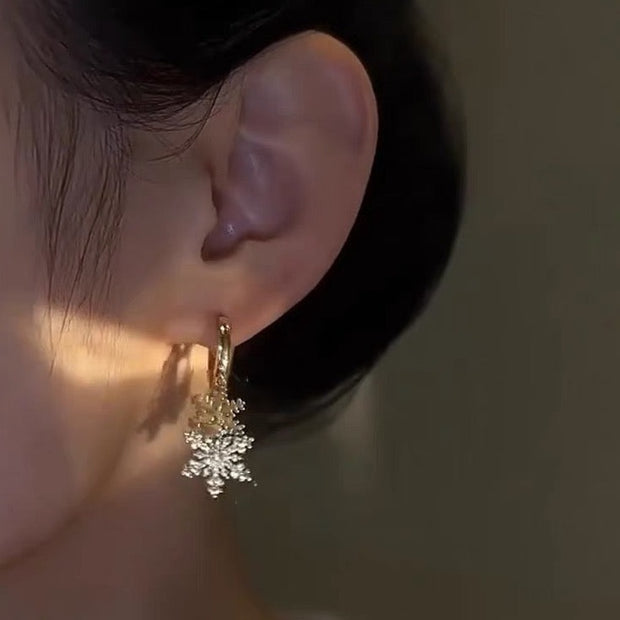 Christmas Snowflake Earrings