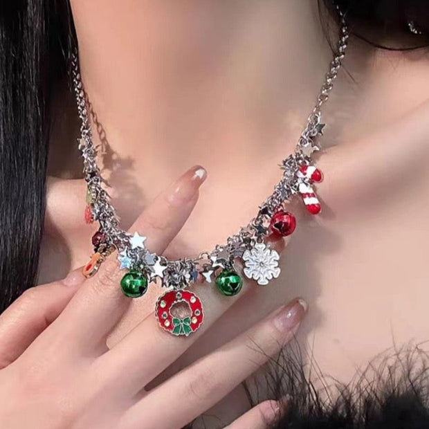 Colorful Bells Pendant Necklace