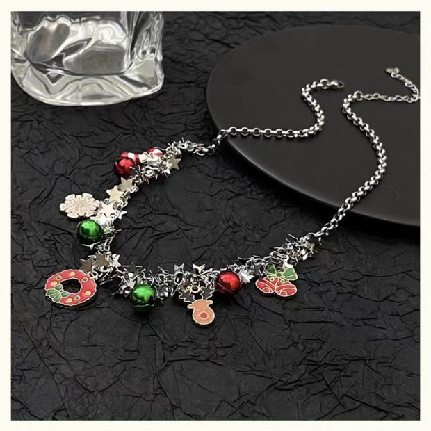 Colorful Bells Pendant Necklace