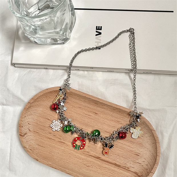 Colorful Bells Pendant Necklace