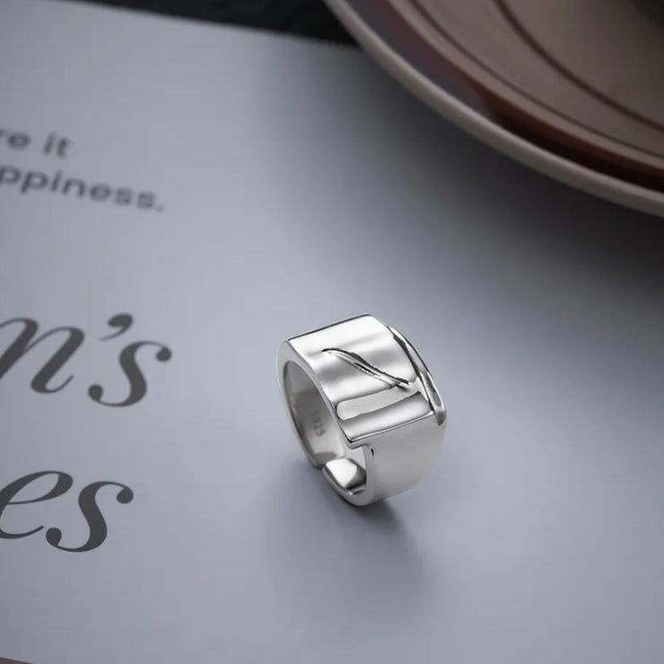Pleated Square Ring