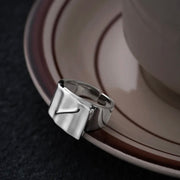 Pleated Square Ring