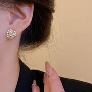 Flower Ball Earrings