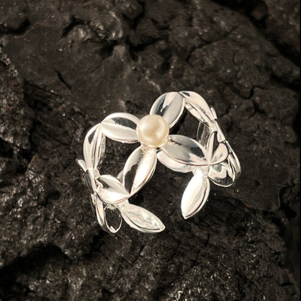 Flower Pearl Ring