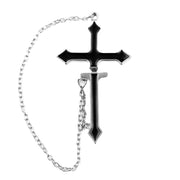 Women's Gothic Cross Chain Earrings