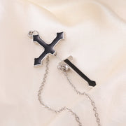 Women's Gothic Cross Chain Earrings