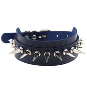 Women's Punk Long Rivets Chokers