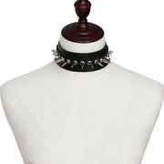 Women's Punk Long Rivets Chokers