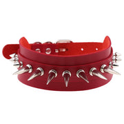 Women's Punk Long Rivets Chokers