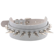 Women's Punk Long Rivets Chokers