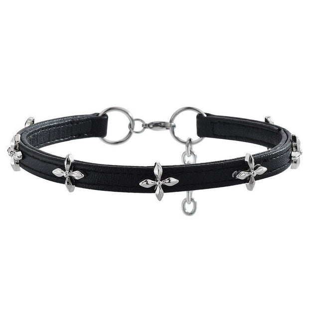 Dark Crucifix Choker Collar