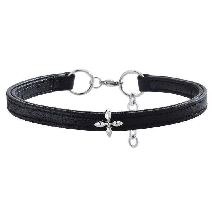 Dark Crucifix Choker Collar