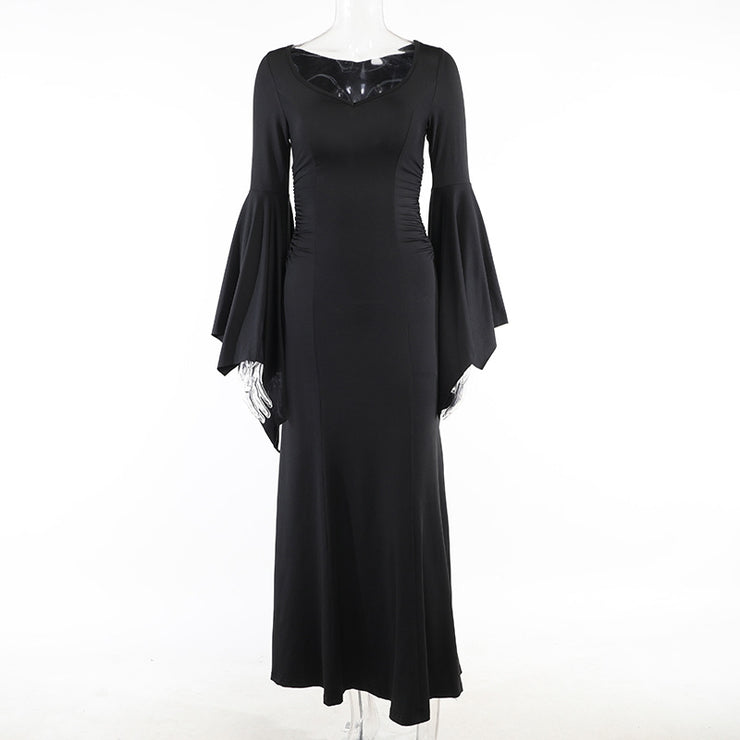 Women's Gothic Sexy Bat Sleeve Dresses